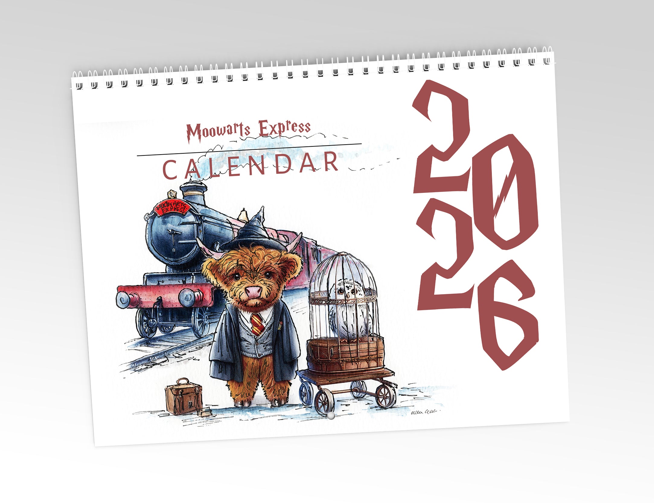 Moowarts Express 2026 Calendar