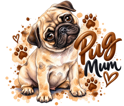 The Pug Mum Tote Bag