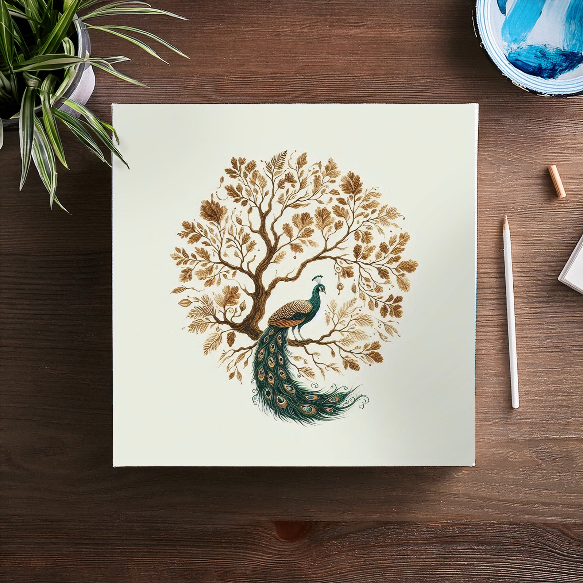 Rowan Peacock Canvas
