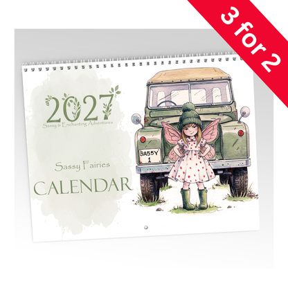 Sassy Fairies 2027 Calendar Limited Release