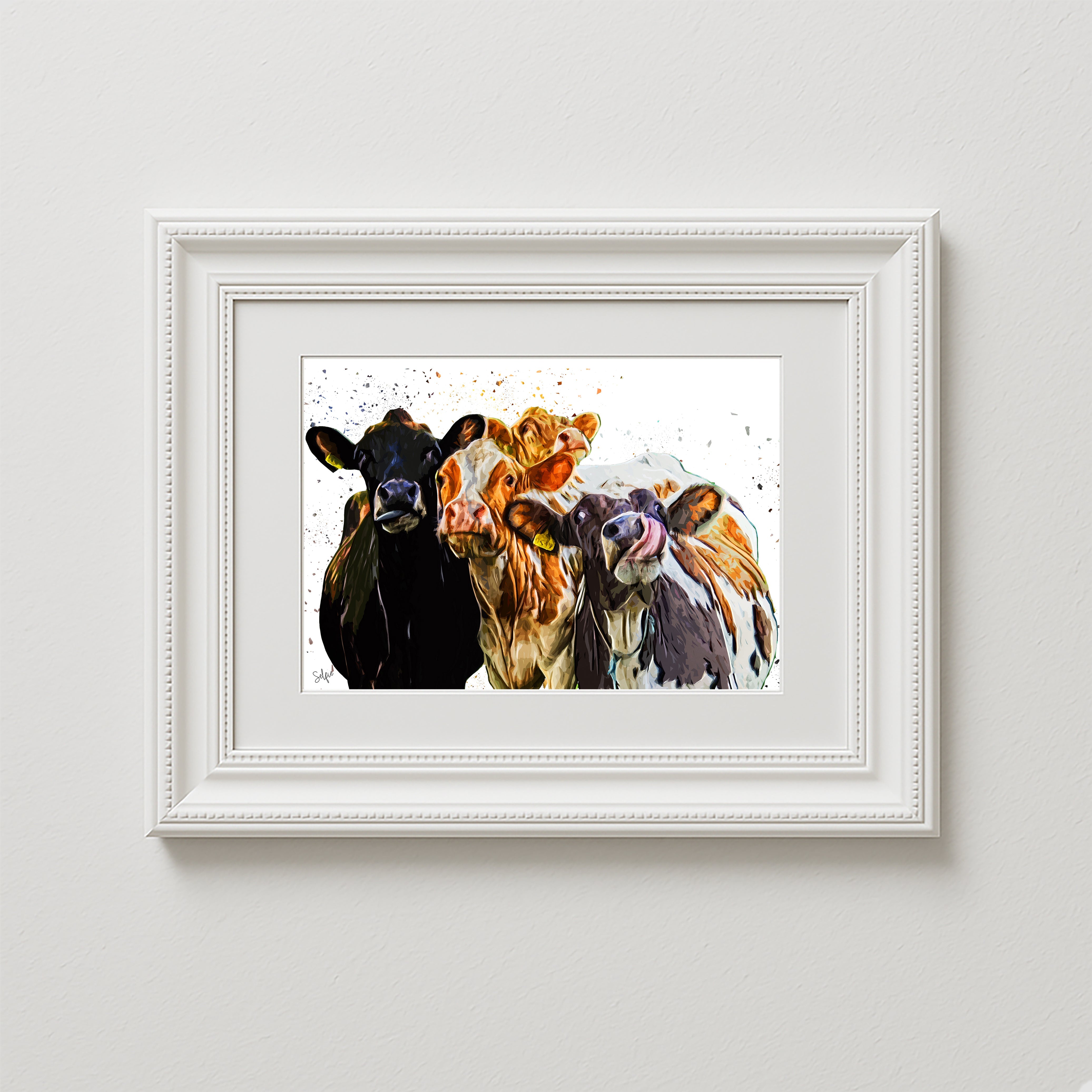 Selfie Art Print