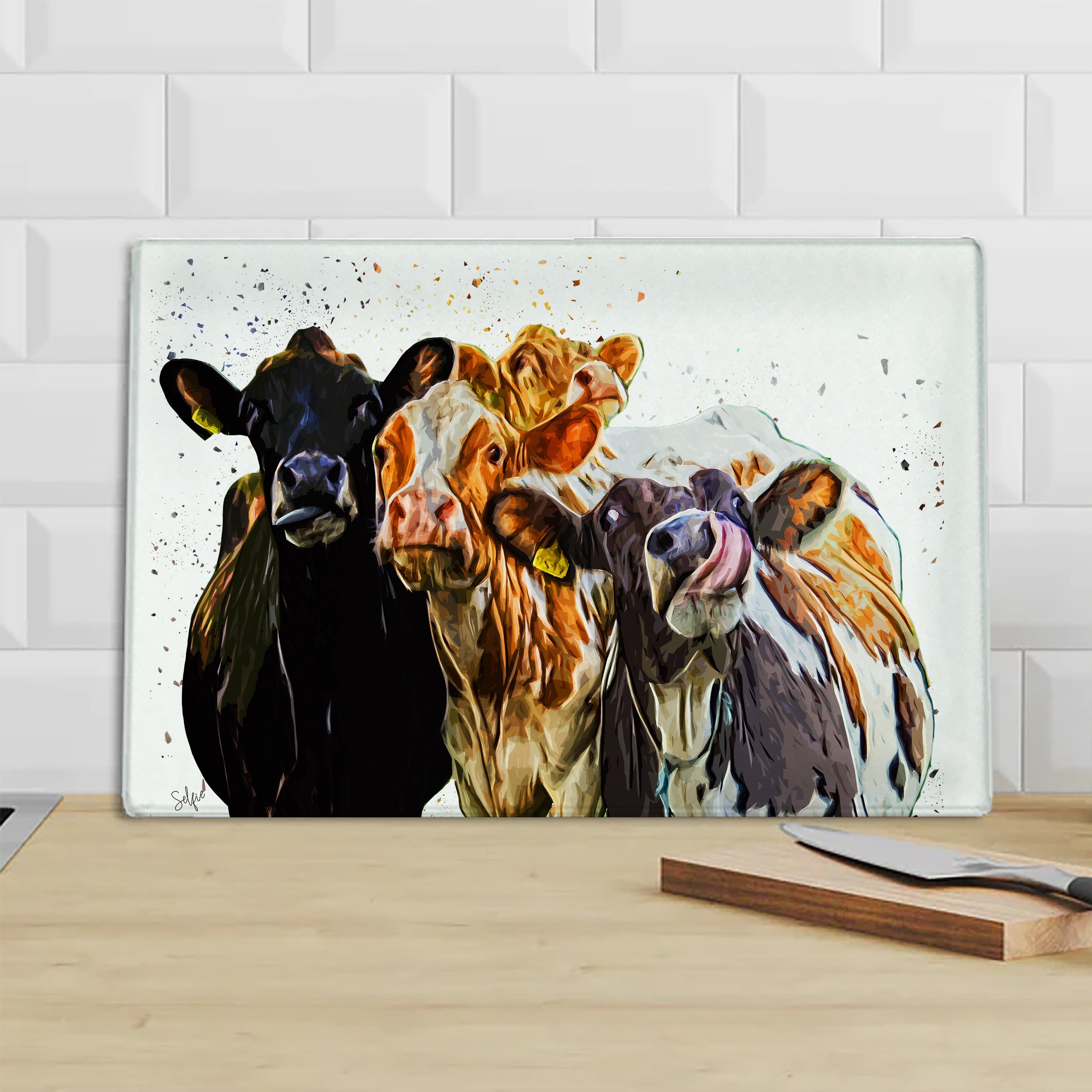 Selfie Chopping Board