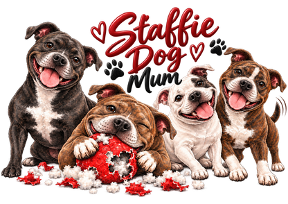 The Staffie Dog Mum Tote Bag