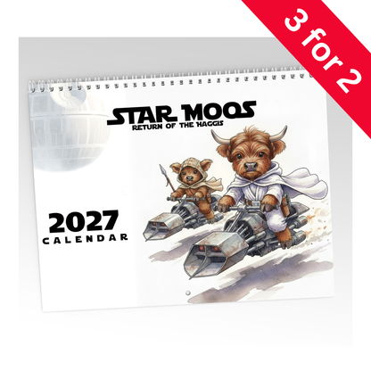 Star Moos 2027 Calendar Limited Release