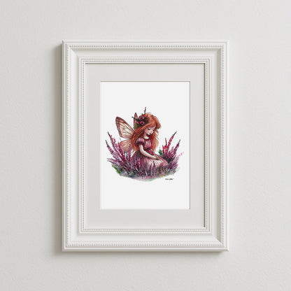 Wee Heather Art Print
