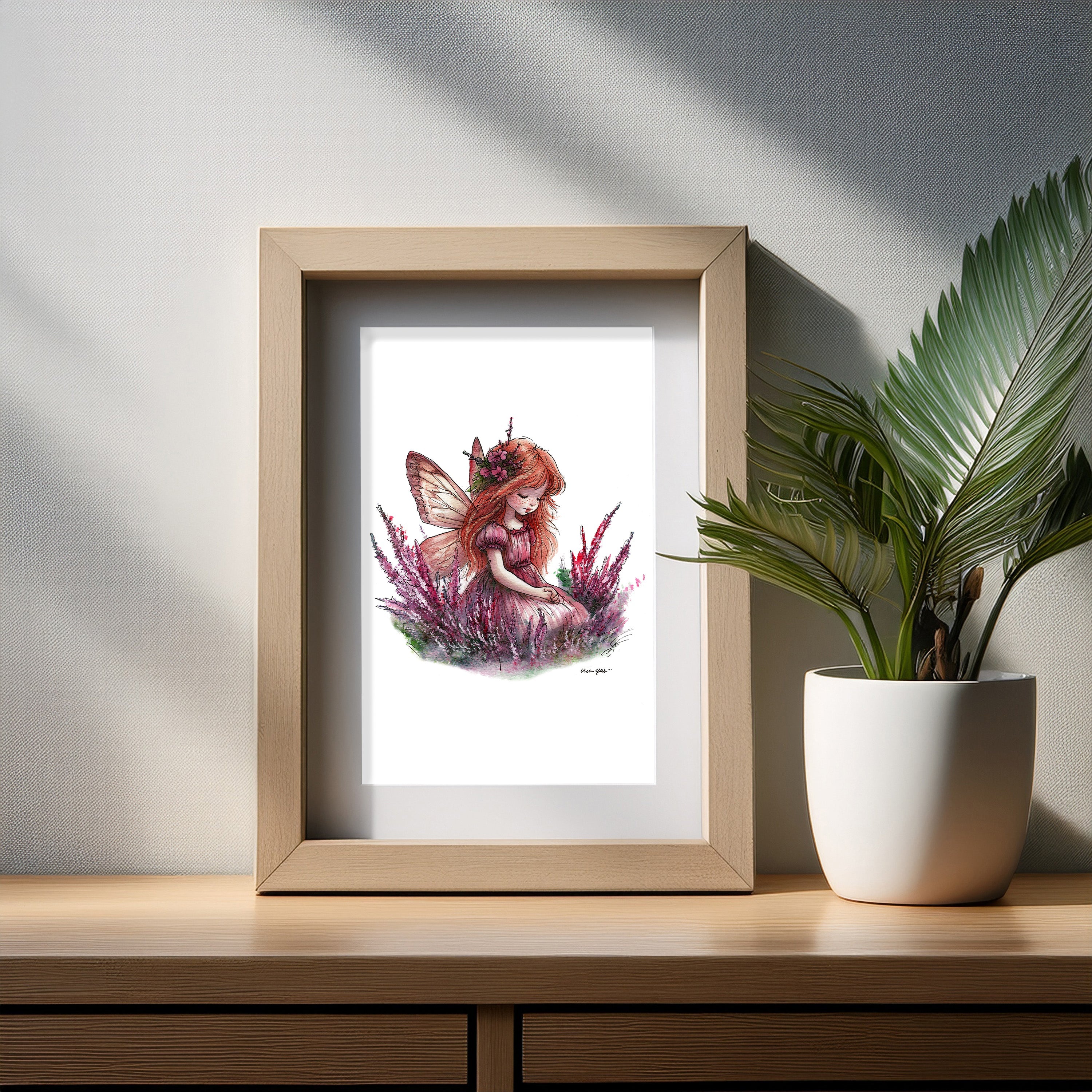 Wee Heather Art Print