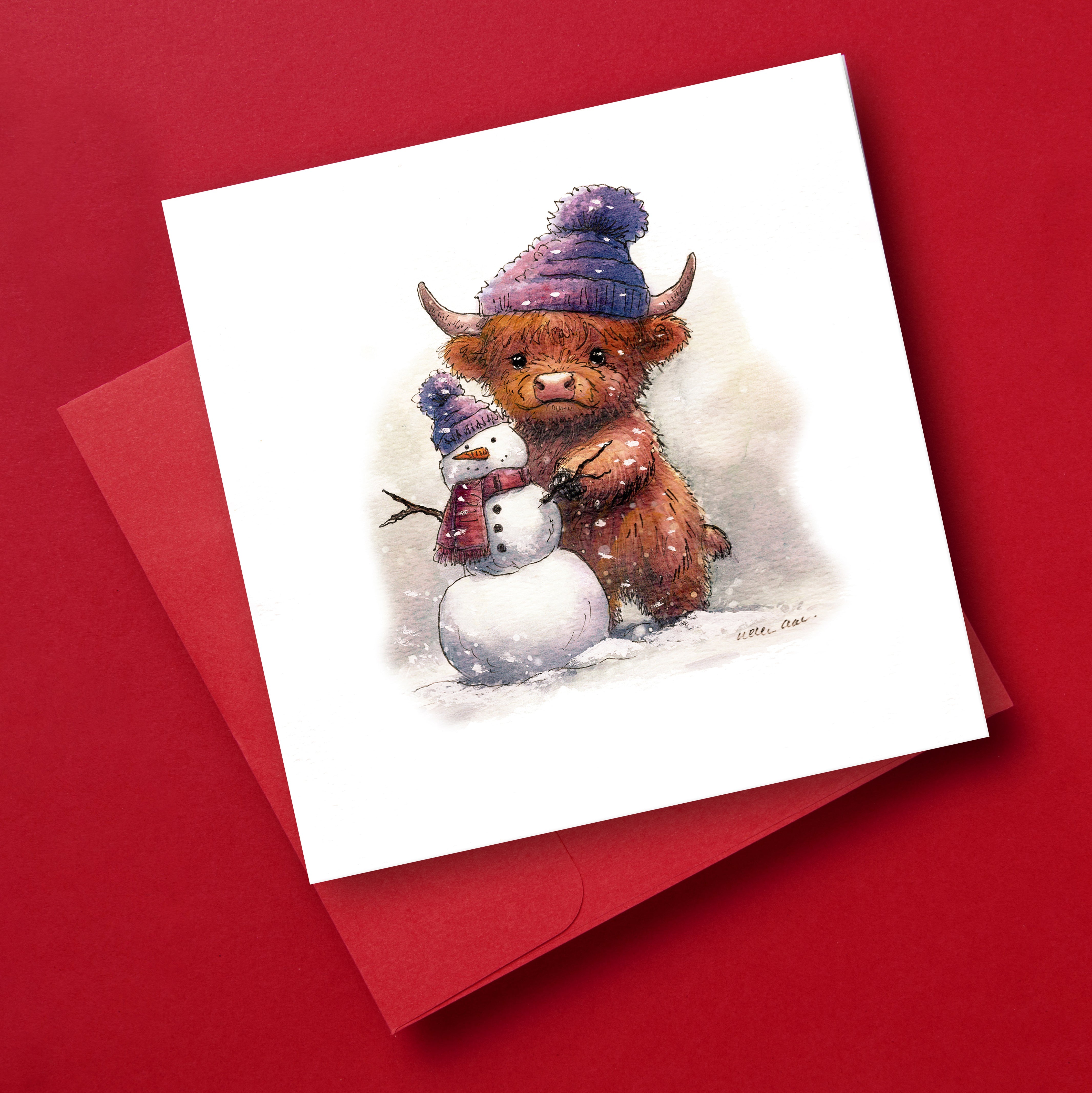 Wee Winter Fun Christmas Card