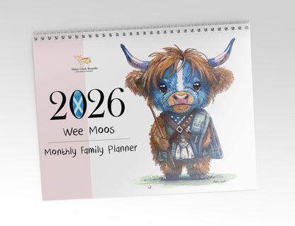 NEW 2026 Wee Moos Monthly Planner