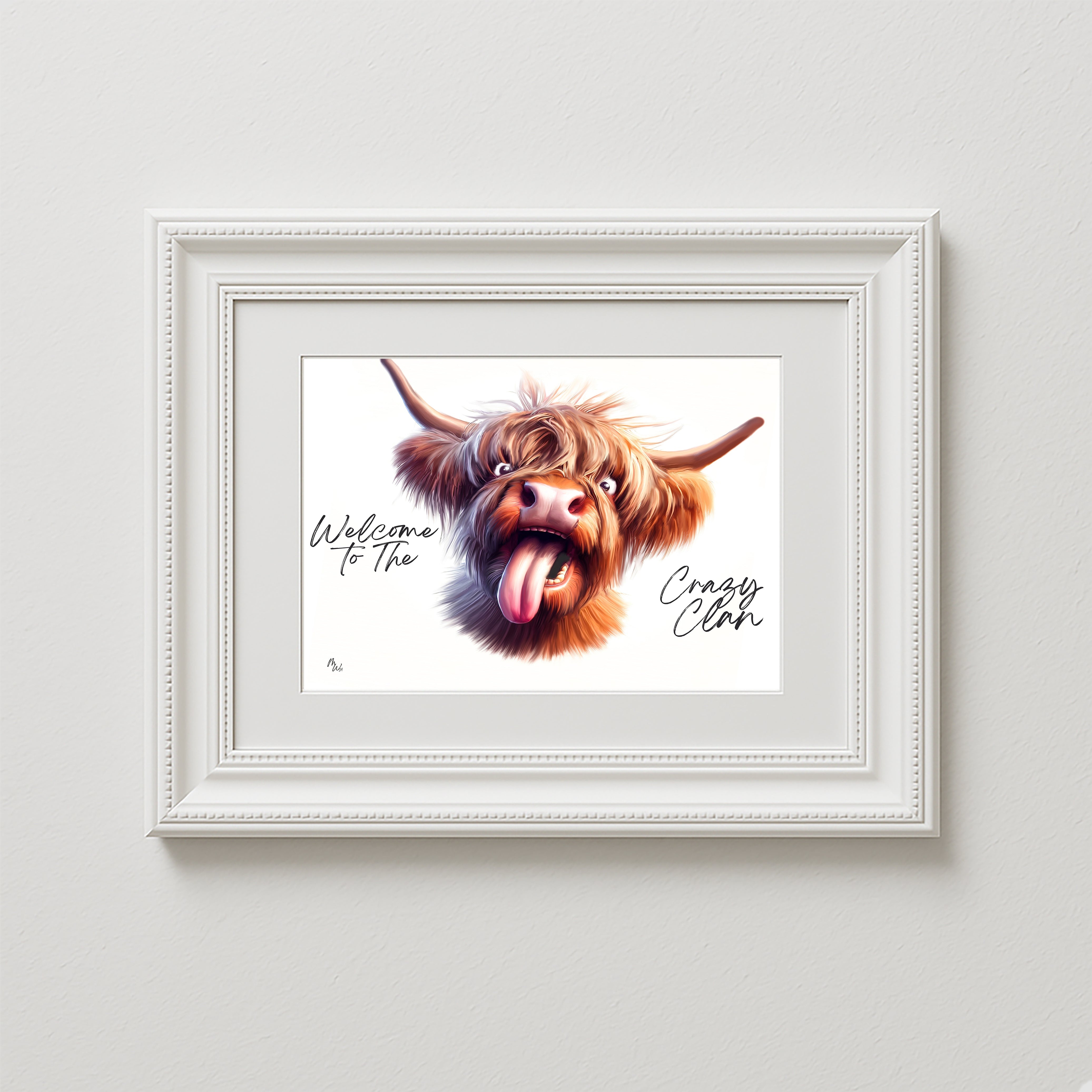 Welcome to the Crazy Clan Art Print