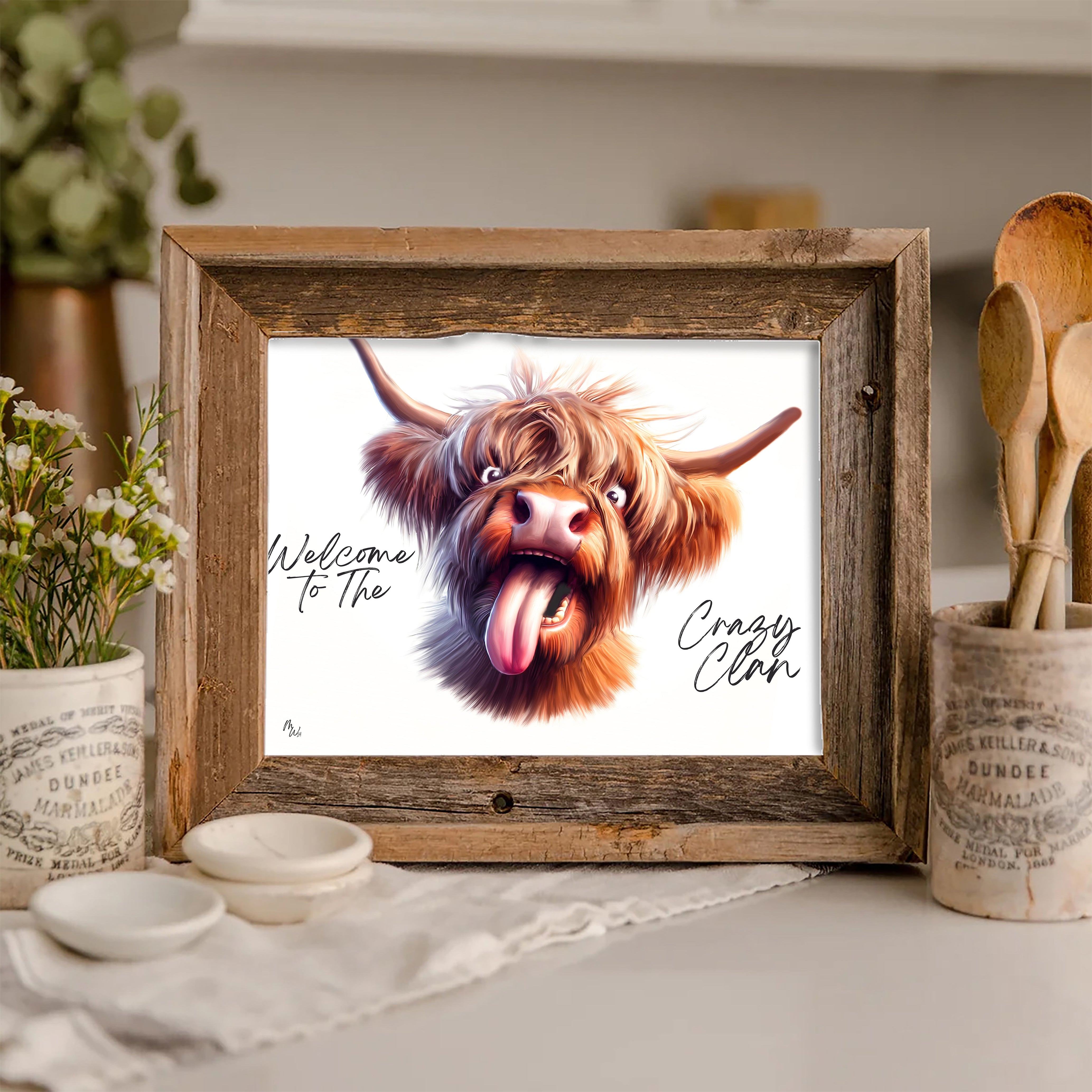 Welcome to the Crazy Clan Art Print