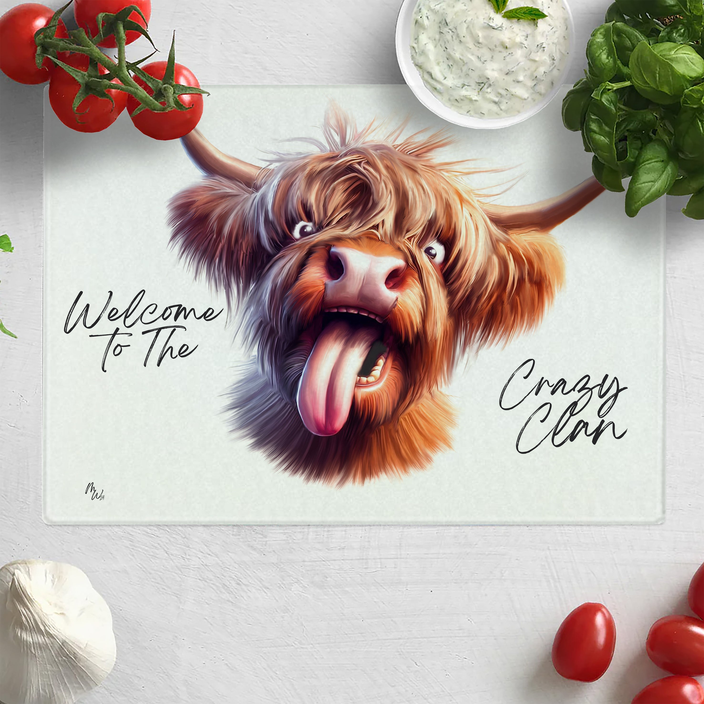 Welcome to the Crazy Clan Chopping Board