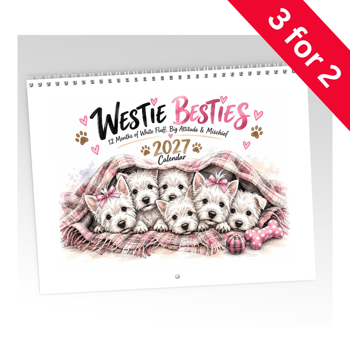Westie Besties Calendar Limited Release
