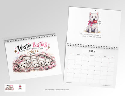 Westie Besties Calendar Limited Release