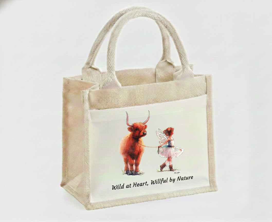 Wild at Heart Willful by Nature Small Tote Bag