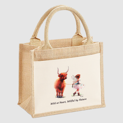 Wild at Heart Willful by Nature Small Tote Bag