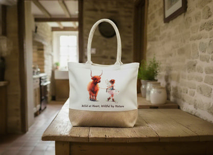 Wild at Heart, Wilful by Nature Tote Bag