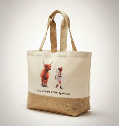 Wild at Heart, Wilful by Nature Tote Bag