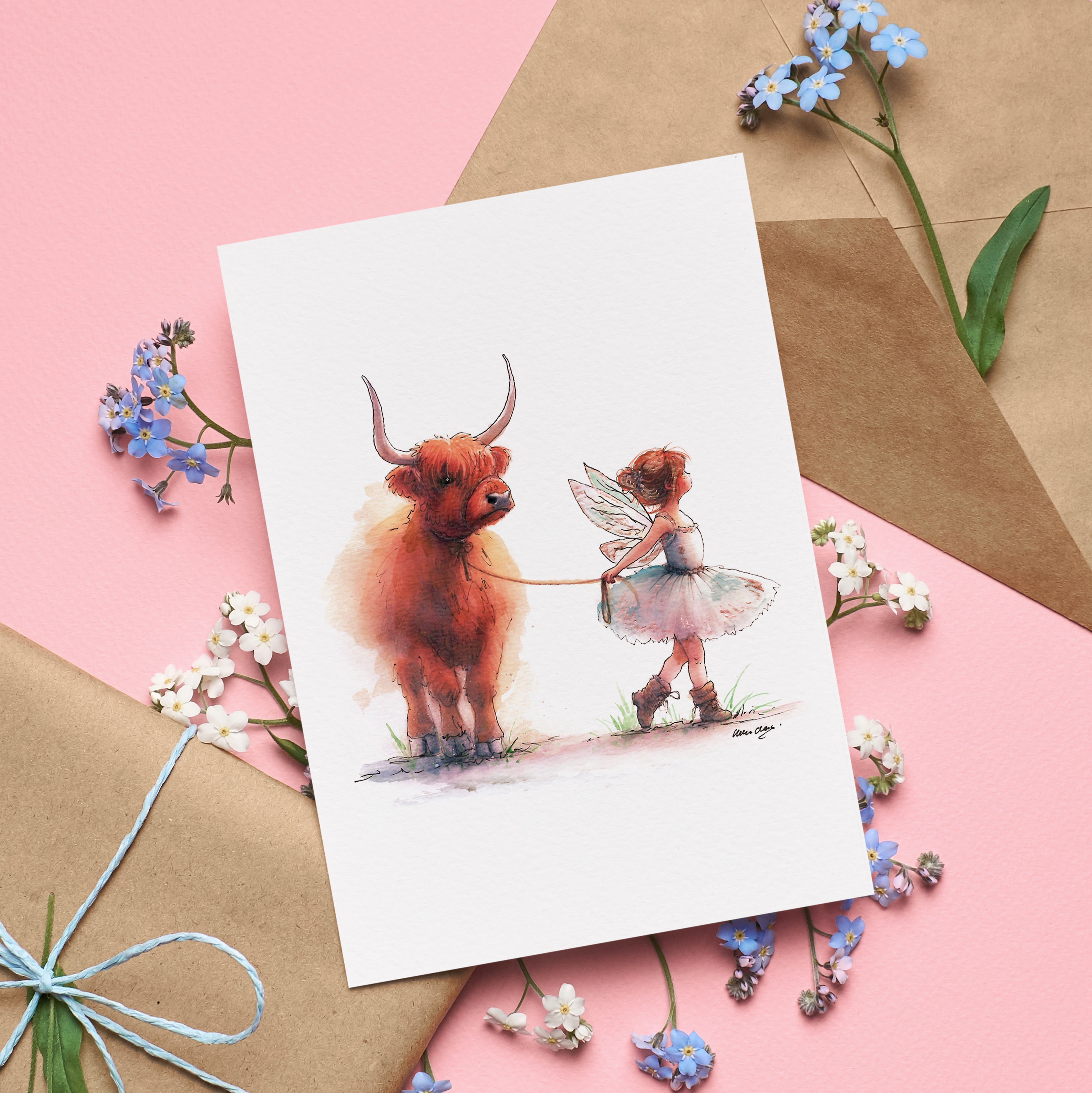 Willful Fairy Greetings Card