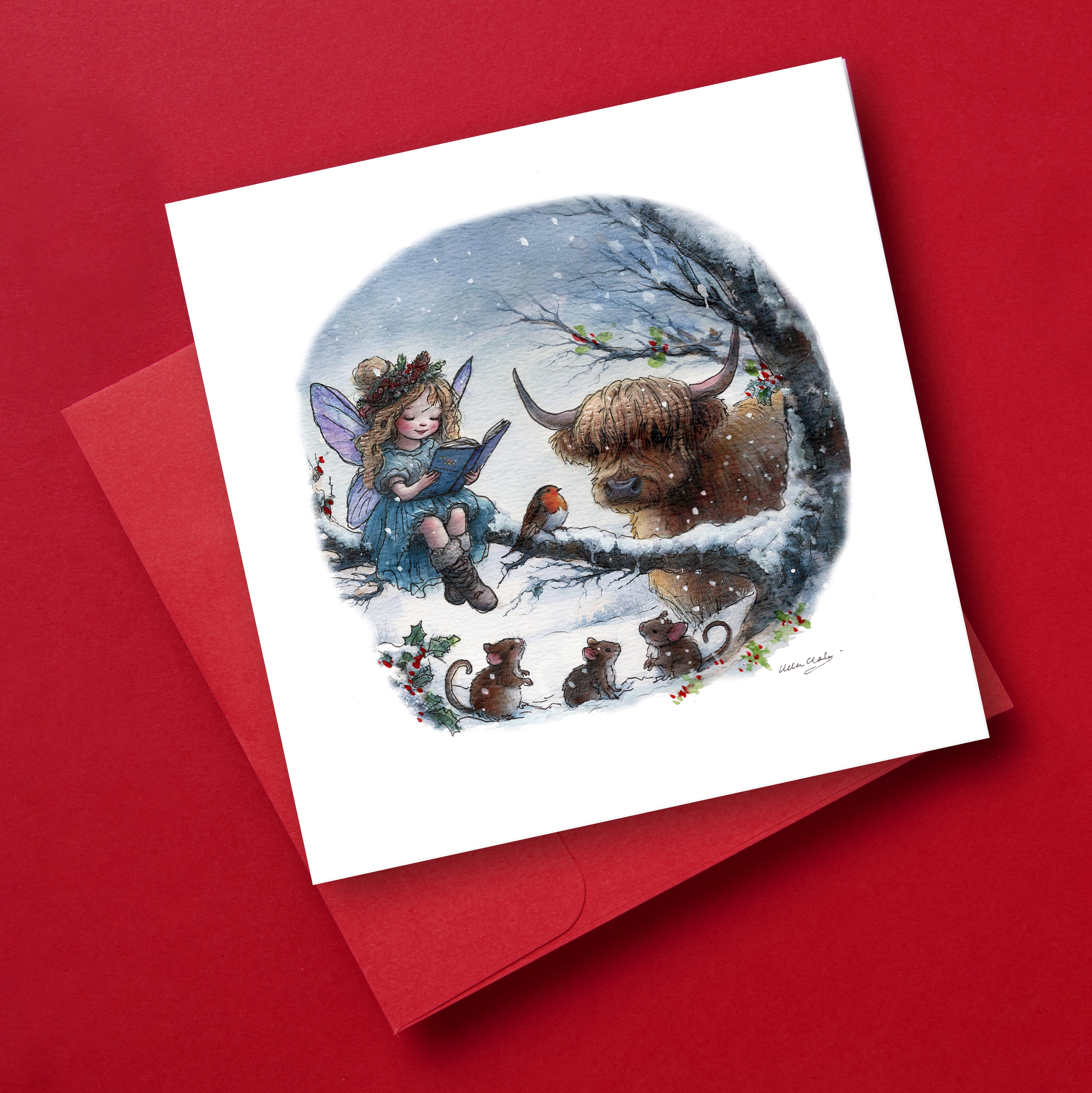 Winters Christmas Tale Christmas Card