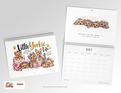 Little Yorkie Life Calendar Limited Release